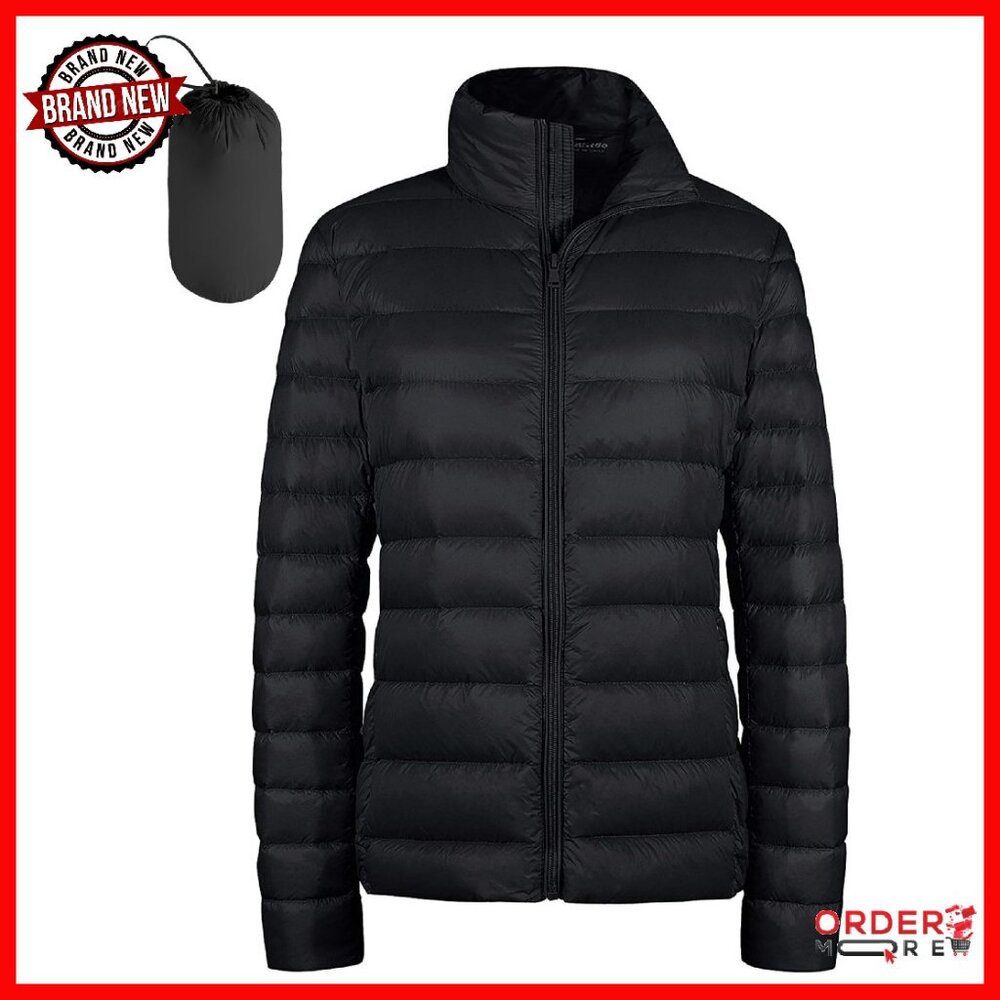 Ultra Lightweight Packable Down Jacket Women's Pu… - image 1